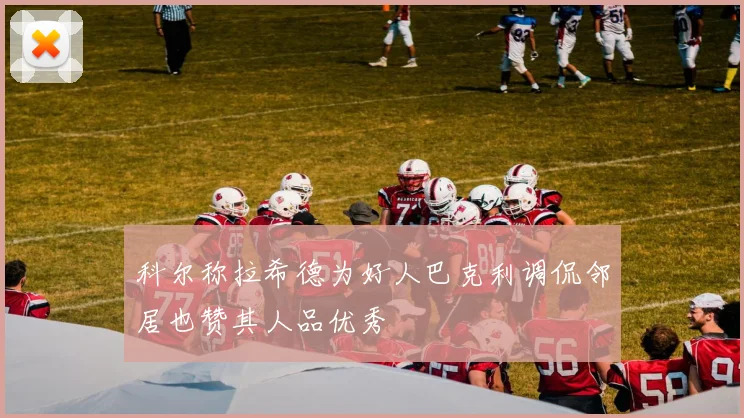 科尔称拉希德为好人巴克利调侃邻居也赞其人品优秀